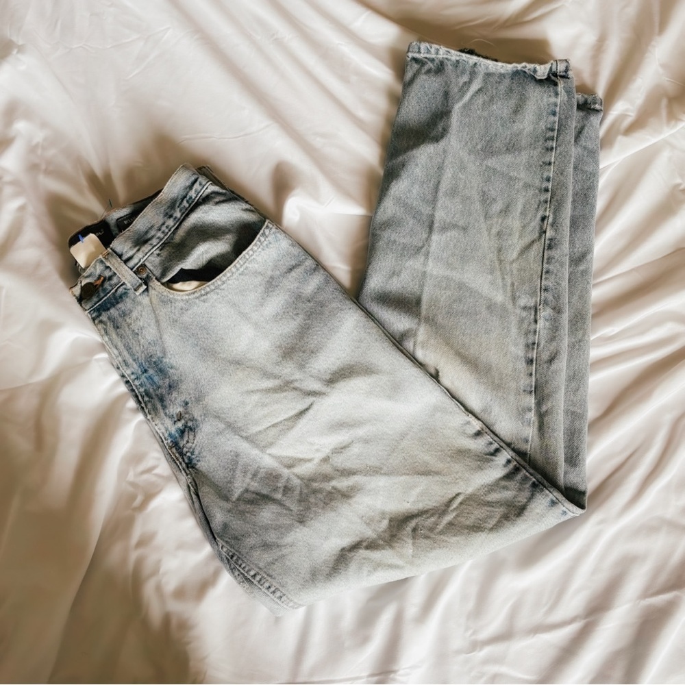 Eddie Bauer Blue Distressed Women's Jeans